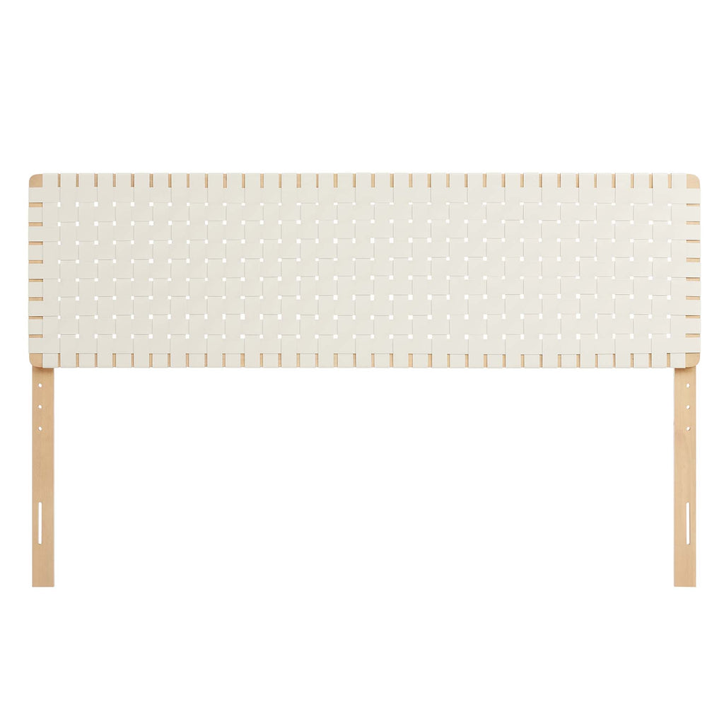 Sparta Weave Vegan Leather Headboard