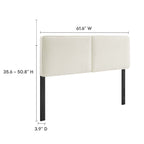 Lindee Boucle Fabric Headboard