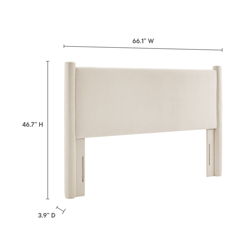 Rael Performance Velvet Headboard
