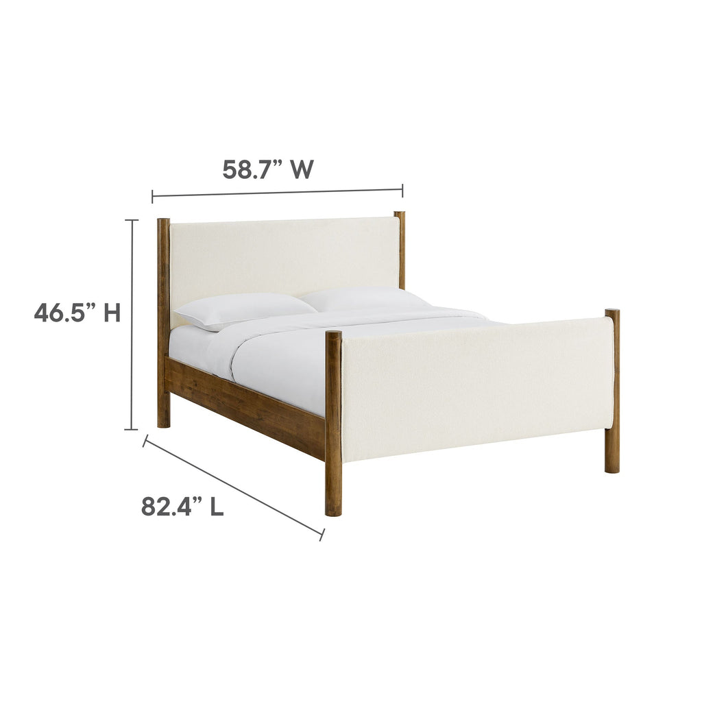 Maven Fabric Upholstered Platform Bed