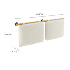 Anela Wall-Mounted Upholstered Headboard