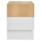 Nolia 2-Drawer Color Block Nightstand