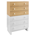Nolia 6-Drawer Color Block Dresser Chest