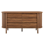 Cadence 6-Drawer Curved Dresser