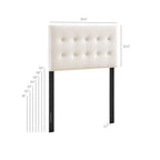 Emily Biscuit Tufted Performance Velvet Headboard