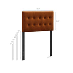 Emily Biscuit Tufted Performance Velvet Headboard