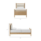 Leni Wood Platform Bed Frame