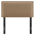 Camille Upholstered Linen Blend Headboard