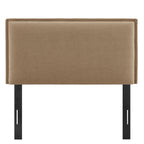 Camille Upholstered Linen Blend Headboard