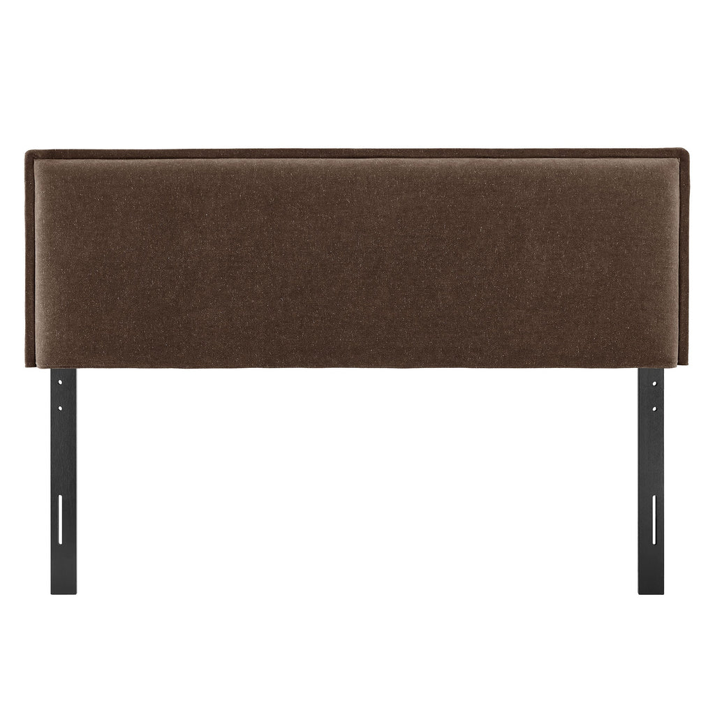 Camille Upholstered Linen Blend Headboard