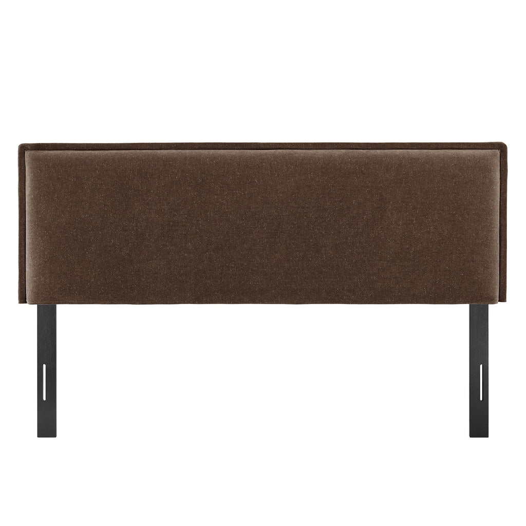 Camille Upholstered Linen Blend Headboard