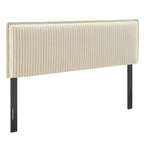 Camille Striped Linen Blend Headboard