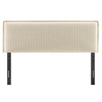 Camille Striped Linen Blend Headboard
