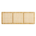 Sandy Wall Mounted Wood and Rattan Headboard