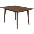 Mary Modern Style Solid Wood Rectangular Dining Kitchen Table 63"