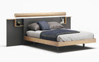 ESF Furniture - Maya 5 Piece King Bedroom Set in Oak - MAYA-K-5SET-OAK