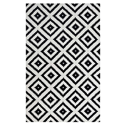 Alika Abstract Diamond Trellis Area Rug