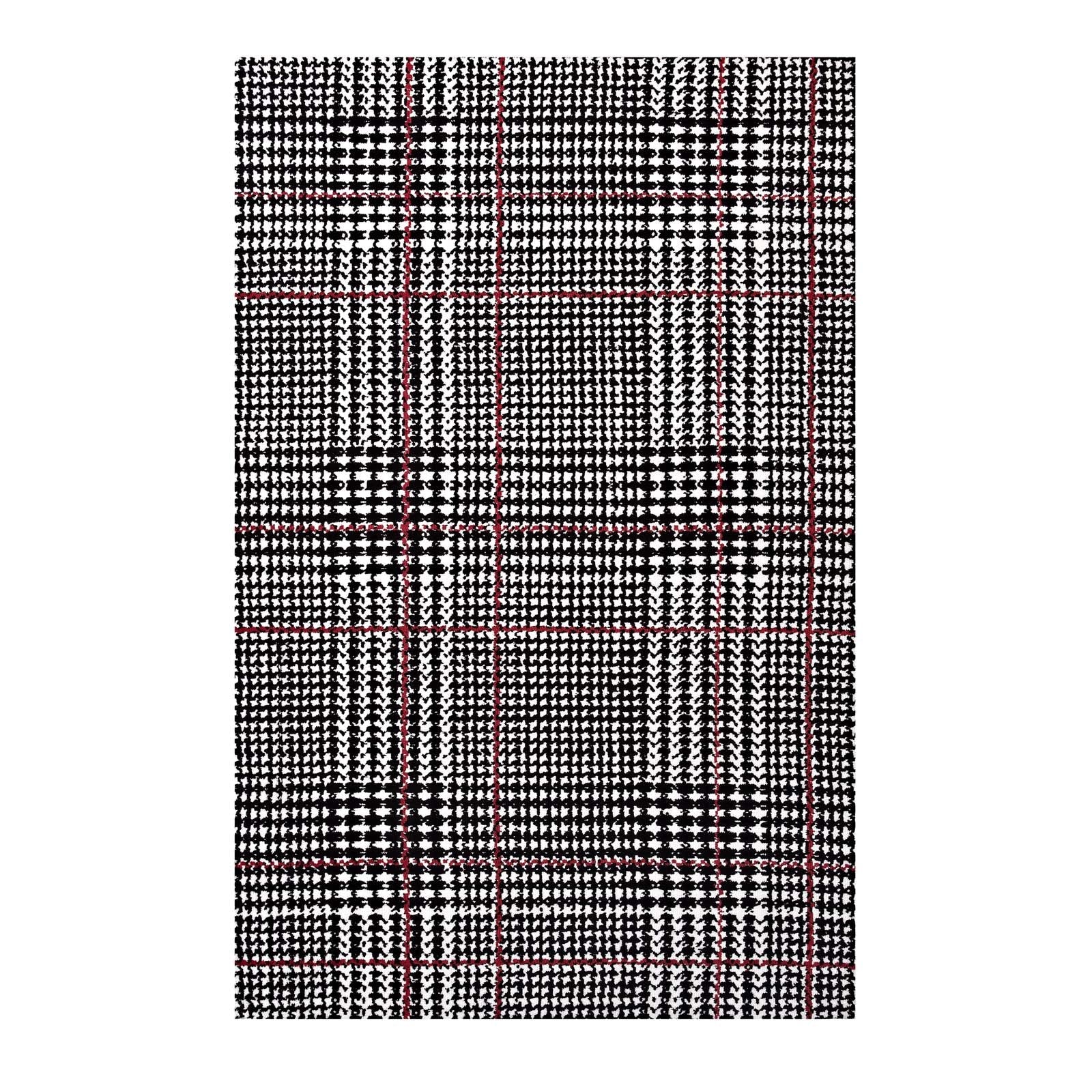 Kaja Abstract Plaid Area Rug