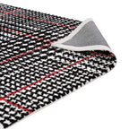 Kaja Abstract Plaid Area Rug