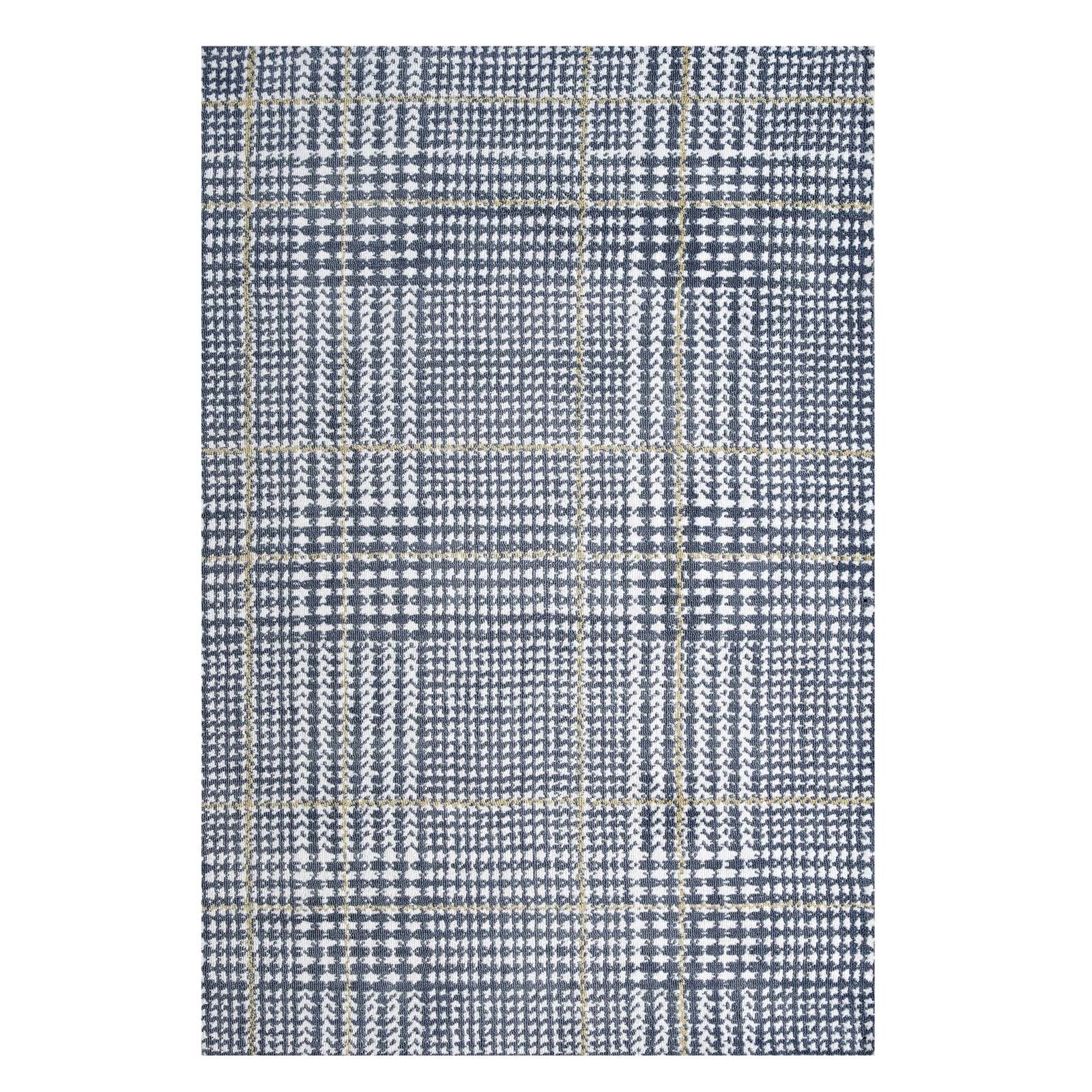 Kaja Abstract Plaid Area Rug