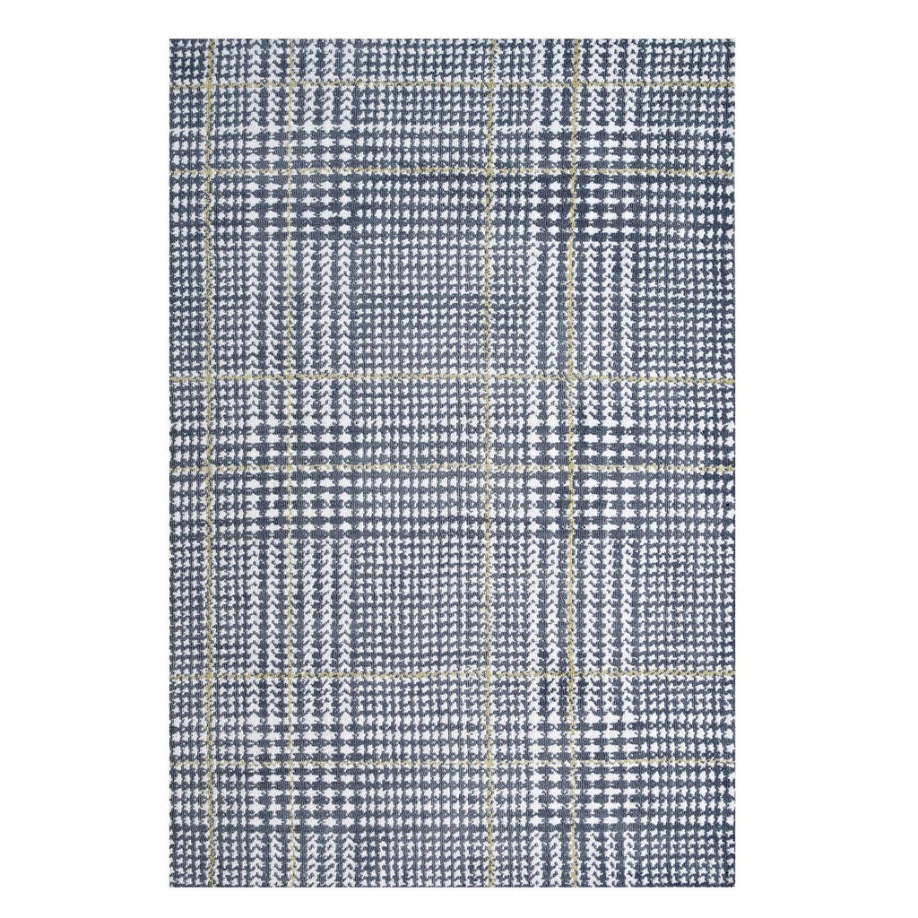 Kaja Abstract Plaid Area Rug