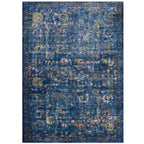 Minu Distressed Floral Lattice Area Rug