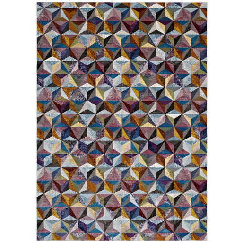 Arisa Geometric Hexagon Mosaic Area Rug - R-1092A-58