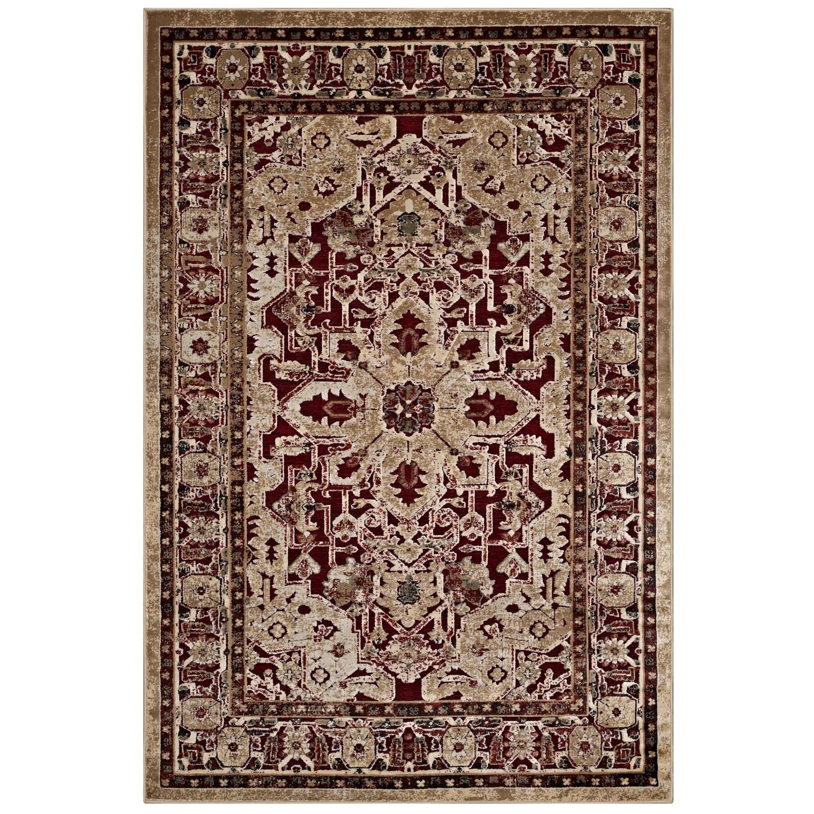 Grania Ornate Vintage Floral Turkish Area Rug