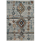Jenica Distressed Moroccan Tribal Abstract Diamond Area Rug