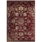 Cynara Distressed Floral Vintage Medallion Area Rug