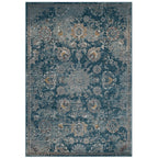 Cynara Distressed Floral Vintage Medallion Area Rug
