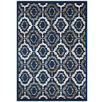 Kalinda Rustic Vintage Moroccan Trellis Area Rug - R-1128A-58