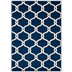Beltara Chain Link Transitional Trellis Area Rug