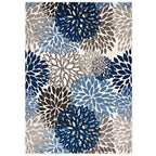 Calithea Vintage Classic Abstract Floral Area Rug