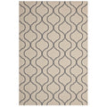 Linza Wave Abstract Trellis Indoor and Outdoor Area Rug