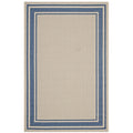 Rim Solid Border Indoor and Outdoor Area Rug - R-1140C-58
