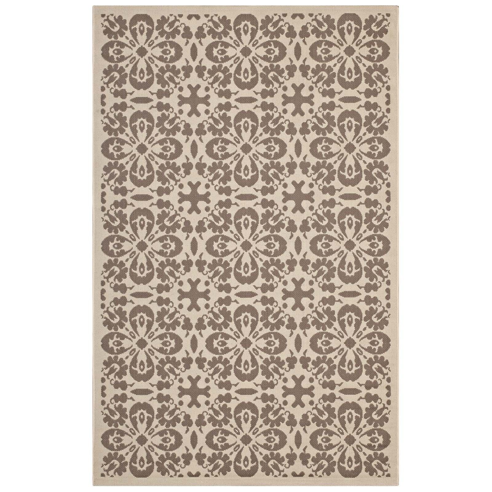 Ariana Vintage Floral Trellis Indoor and Outdoor Area Rug - R-1142A-58