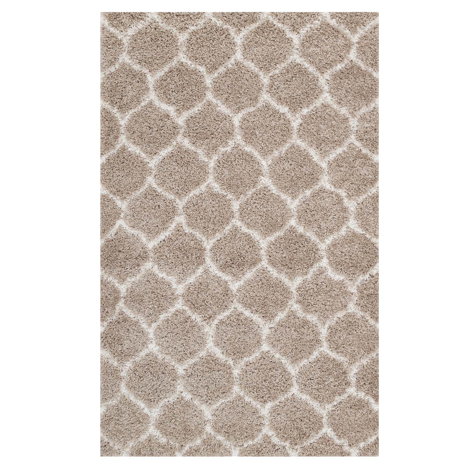 Solvea Moroccan Trellis Shag Area Rug - R-1143F-810