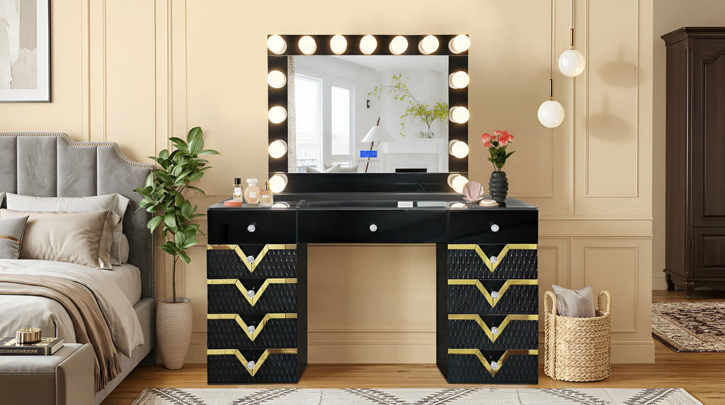 Rockstar Vanity & Mirror