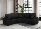 Neeha Black 3-Piece Sectional