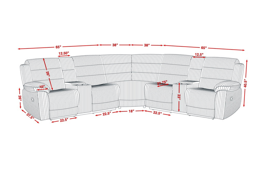 S3672 Calantha (Cream) – 3pcs Sectional MS