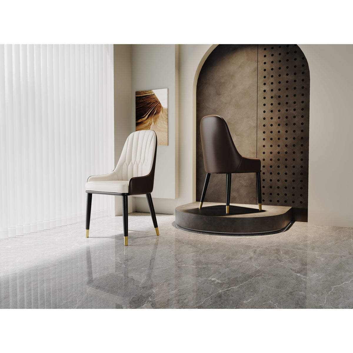 Serapion Chairs (Beige) — additional view [2]