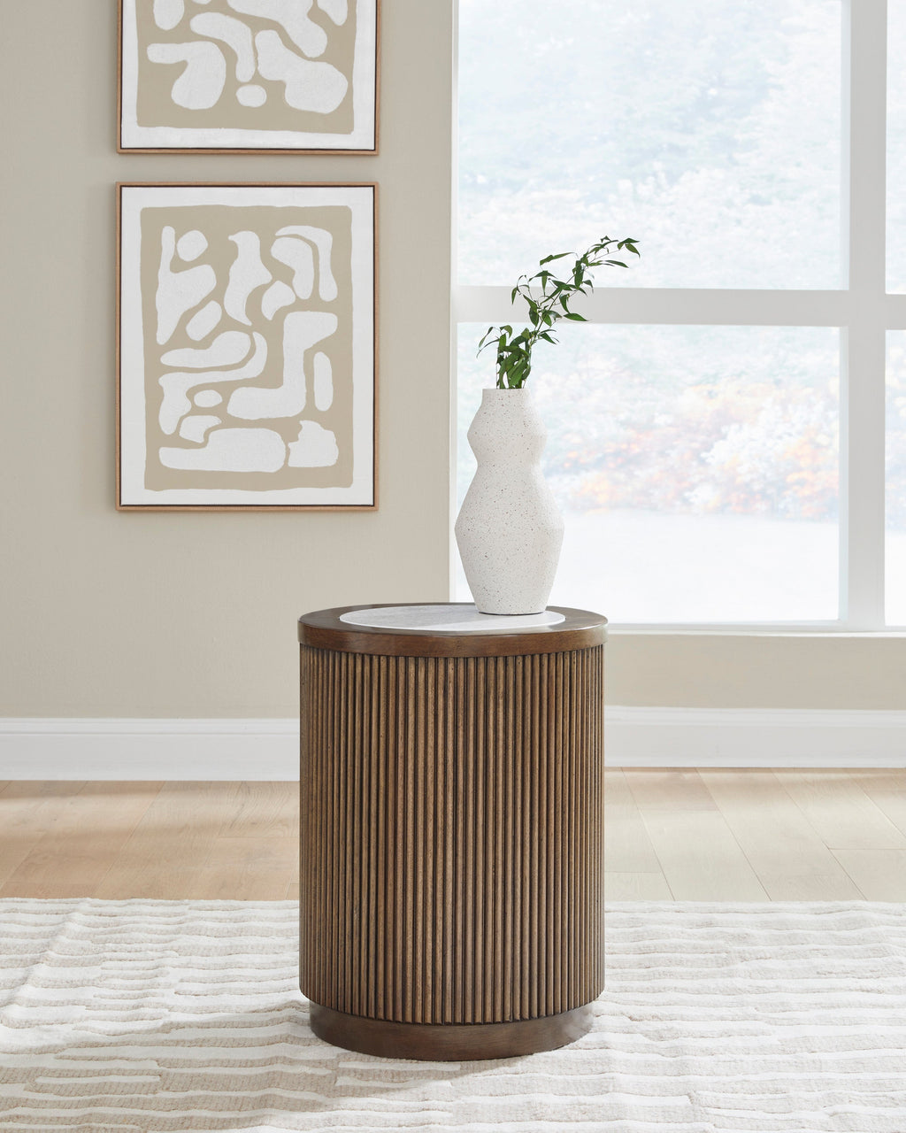 Hadonna Brown End and Coffee Tables