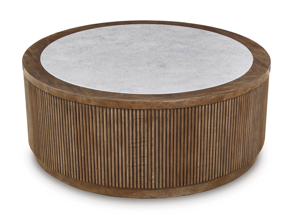 Hadonna Brown End and Coffee Tables