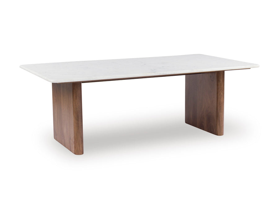Jorlaina Light Grayish Brown — Coffee table only