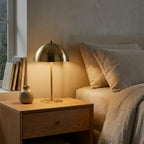 Tundra Table Lamp - Gold outer - White inner