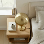 Tundra Table Lamp - Gold outer - White inner