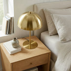 Tundra Table Lamp - Gold outer - White inner