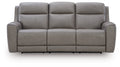 Lumira — PCU1090015 — PWR REC Sofa with ADJ Headrest / Coin — original white product photo