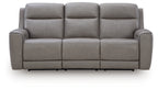 Lumira — PCU1090015 — PWR REC Sofa with ADJ Headrest / Coin — original white product photo